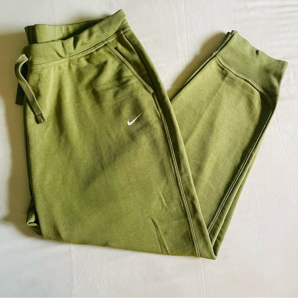 Nike Dri-fit Get Fit “Alligator Green/White” Cuffed Joggers Women’s Sz. XL - Picture 1 of 11